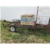 Image 2 : Light Duty Flatbed trailer w/ Bin 144"Lx75"Wx23"H