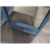 Image 3 : Rolling White Laminate & Metal Table
