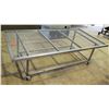 Image 1 : Rolling Metal Wire Mesh Table 96"x48"W