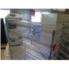 Image 2 : Rolling Metal Wire Mesh 8 Tier Shelf 48"Lx24"Wx68"H