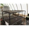 Image 2 : Rolling 4 Tier Adjustable Shelf Unit 65"Lx24"Wx72"H