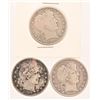 Image 1 : 3 Barber Half Dollars
