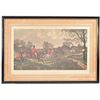Image 1 : Herring's Fox Hunting Scenes Framed Print