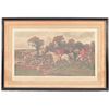 Image 1 : Herring's Fox Hunting Scenes Framed Print