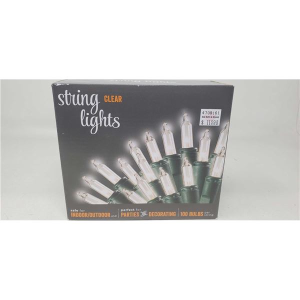 Clear String Lights (Indoor/Outdoor)