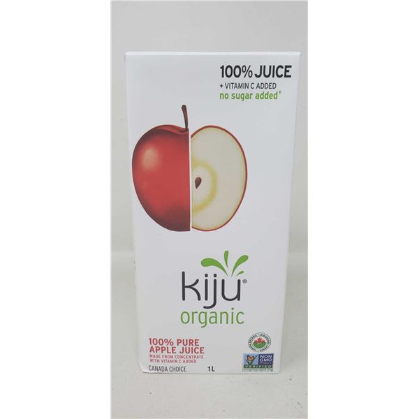 Kiju Organic Apple Juice (12 X 1L)