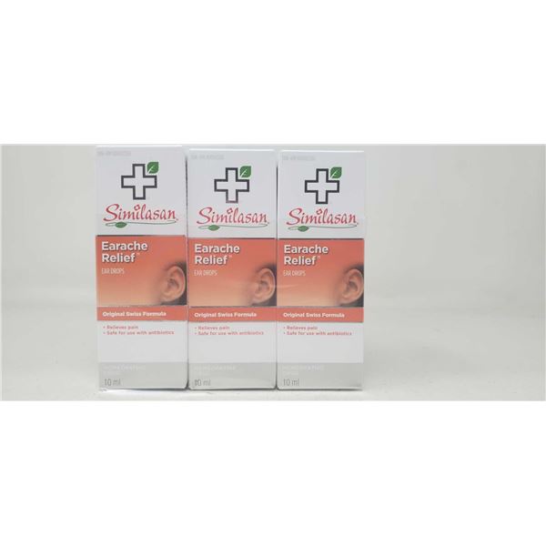 Similasan Earache Relief Original Swiss Formula (3 X 10ML)