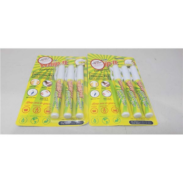 Whip-It Emergency Stain Removing Pen Lot Of 2