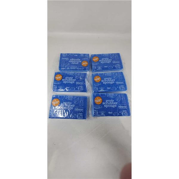 Gentle Scrubber Sponge Lot Of 6