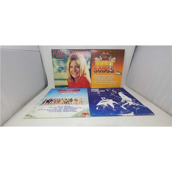 Lot of 4 Assorted Vintage Records