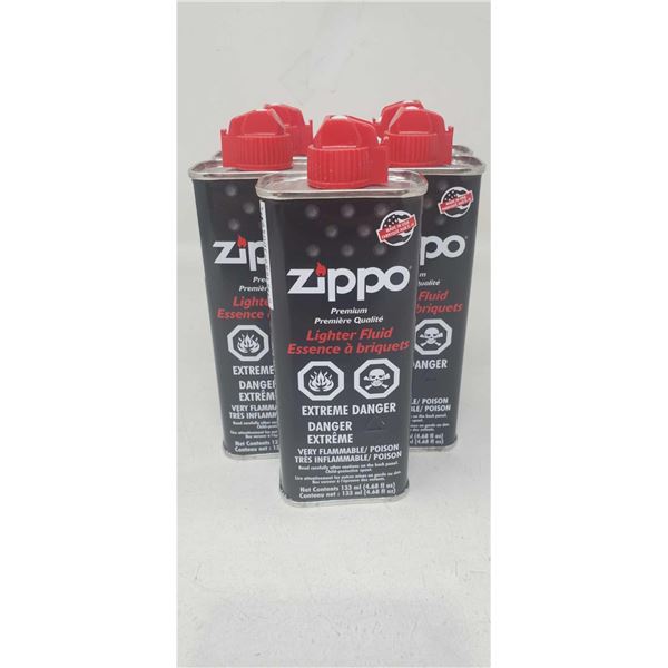 Lot of 5 Zippo Lighter Fluid