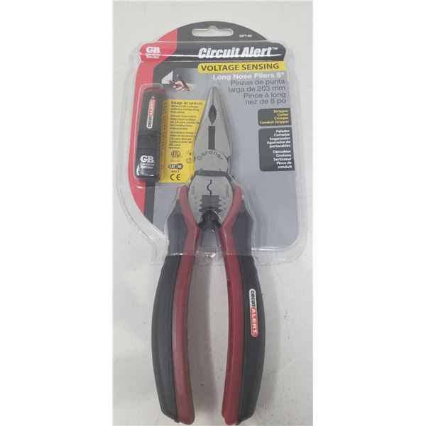 Circuit Alert Voltage Sensing Long Nose Pliers 8'