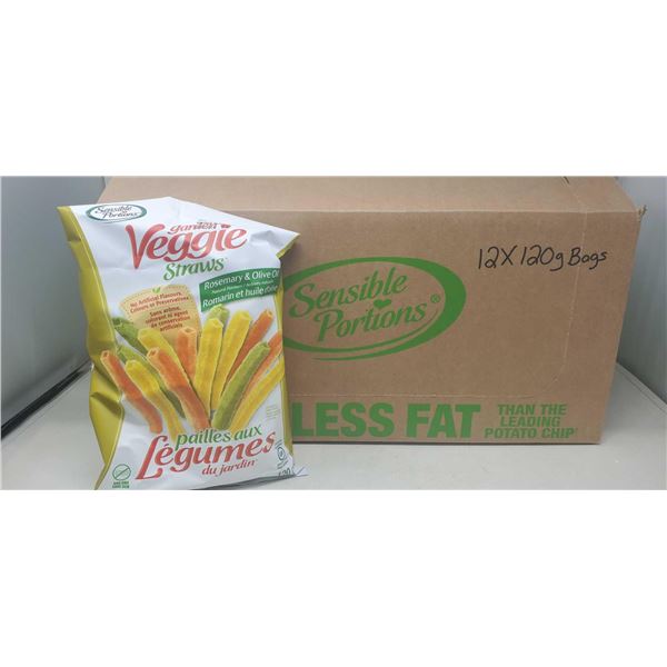 Garden Veggie Straws, Rosemary & Olice Oil 12 x 120g
