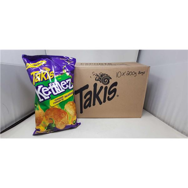 Takis Kettlez, Typhoon Jalapeno Chips 10 x 200g Bags
