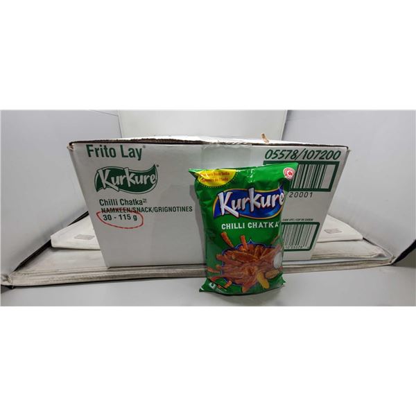 KurKure Chili Chatka Snacks 30 X 115g bags