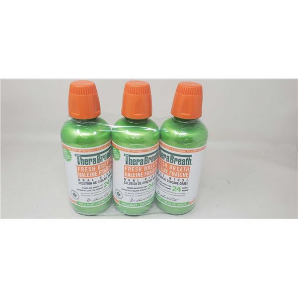 Thera Breath Oral Rinse 3X473ml
