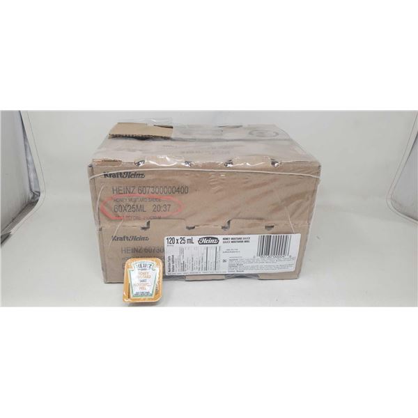 Heinz Honey Mustard Dipping Sauce Individuals 120X25ml