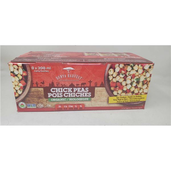 Dunya Harvest Organic Chickpeas 8x398ml