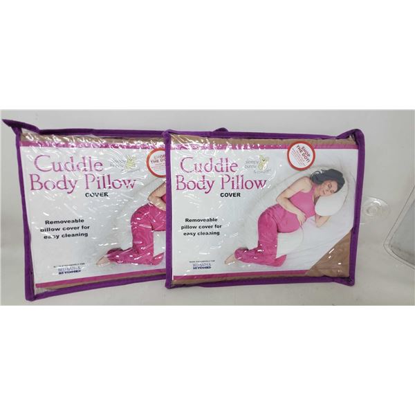 Cuddle Body Pillow Cover X2