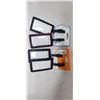 Image 2 : 4 Pk Rubber Luggage Tag with Insert Card