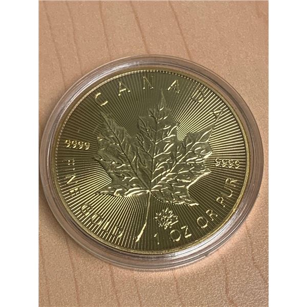 2016 Canada $50.00 .9999 Fine Gold 1 oz coin - *COPY*