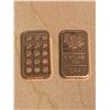 Image 2 : Canada Issue Fine copper .999 1 Gram Wafer Bars - Lot of 2