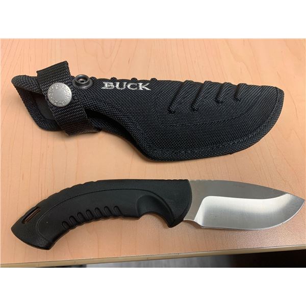 NEW Buck ergo handled hunters skinning knife with sheath