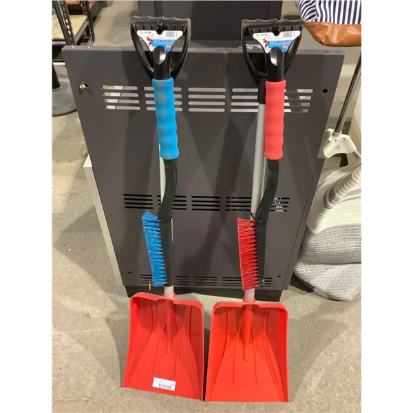 Winter Wise Emergency Snow Shovel & Snow Brush Set X2