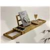Image 3 : Utoplike Bamboo Bathtub Tray - 19.8"- 33.5" X 6.3"