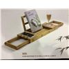 Image 4 : Utoplike Bamboo Bathtub Tray - 19.8"- 33.5" X 6.3"