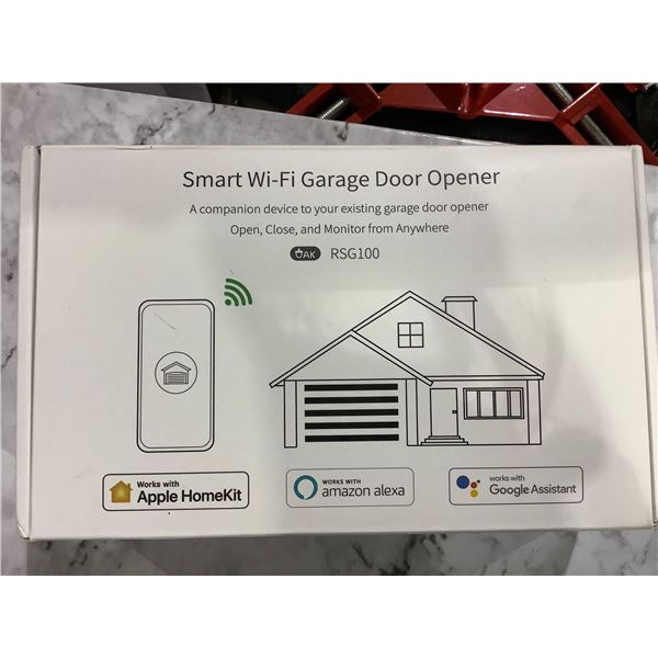 Smart WIFI Garage Door Opener Compatible with Apple Home Kit, Amazon Alexa & Google Assistant