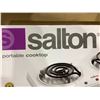 Image 2 : Salton Portable Cooktop, 2 Burner