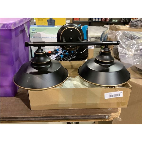 Wall Mount Light Fixture - 2 Bulb