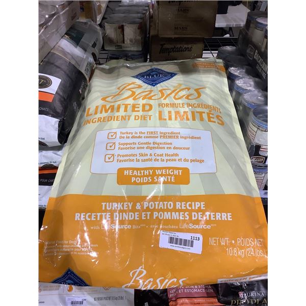 Blue Buffalo Basics, Limited Ingredient Turkey & Potato Dog Food - 24 Lbs