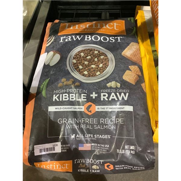 Instinct Raw Boost Grain Free Salmon Dog Food - 19 Lbs