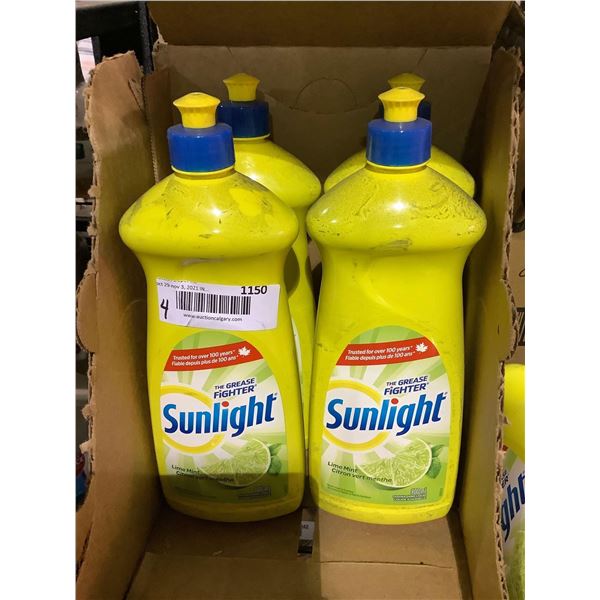 Sunlight Dishwashing Detergent 4 X 800ml
