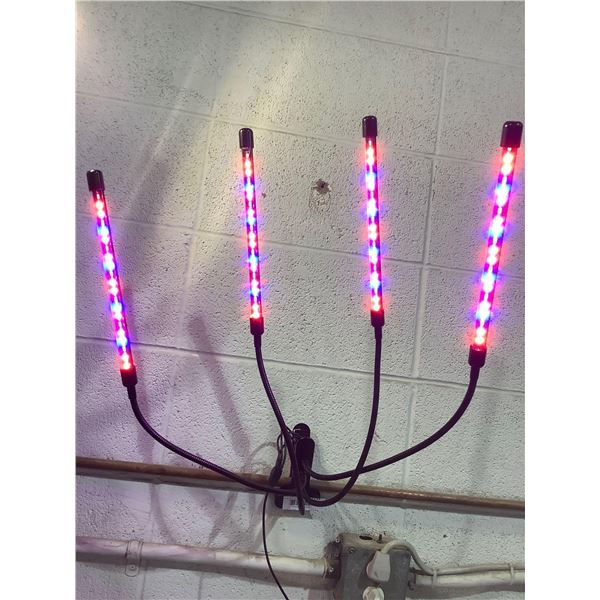 4 Lamp Multi Color LED Grow Light