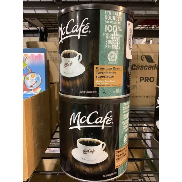 McCafe Premium Roast Coffee Grounds 2 X 950g