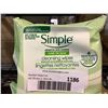Image 2 : Simple Sensitive Skin Cleansing Wipes 6 X 25 Units