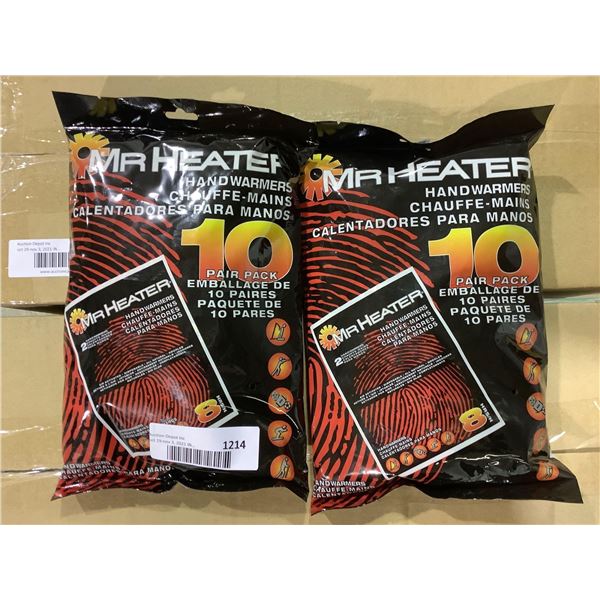 Mr Heater Hand Warmer Pair Pack 10 X 2