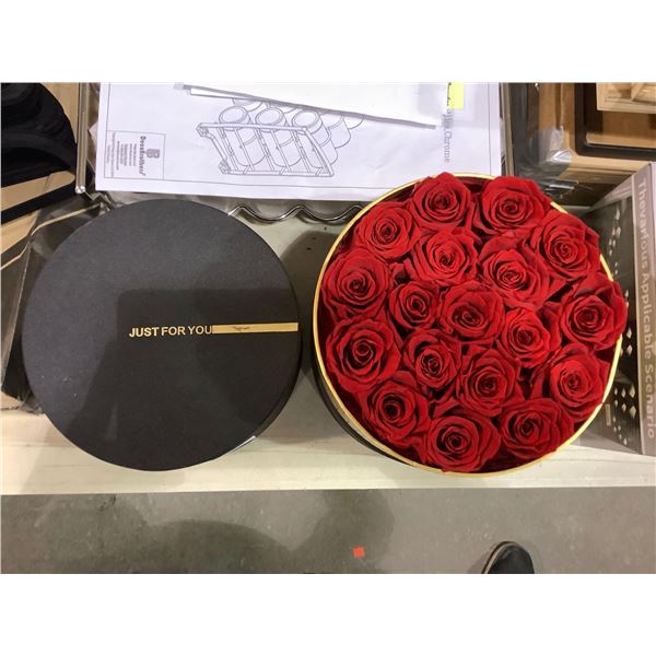 Just For You Realistic Scented Roses in a box