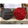 Image 1 : Just For You Realistic Scented Roses in a box