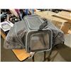 Image 3 : Soft Sided Medium Pet Carrier with 2 side pop outs for extra space