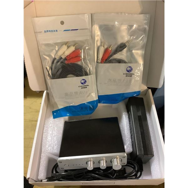 FX AUDIO Bluetooth Stereo Amplifier 2.1 Channel Mini Home Audio Stereo Amp with Subwoofer Output XL-