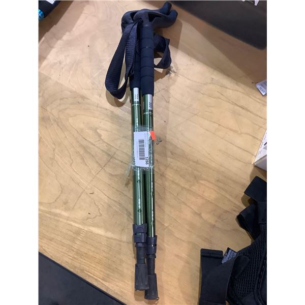 Green model 300 Adjustable Walking Poles