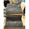 Image 1 : Gray Super Soft Bathroom Rug Set
