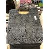 Image 2 : Gray Super Soft Bathroom Rug Set