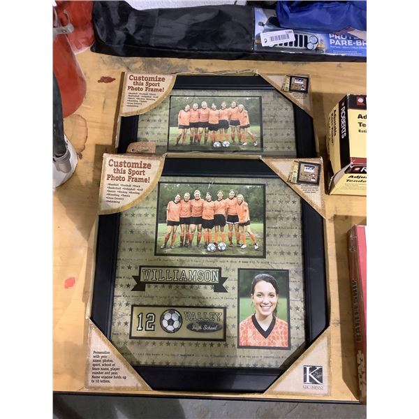 2 Soccer Team Sport Photo Frames