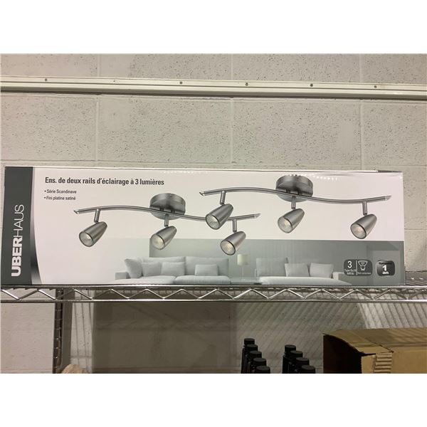 Uber Haus 3 Bulb Track Lighting X2