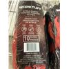 Image 2 : WorkTuff Nitrile Coated Gloves 10 Pair X 2 Packs